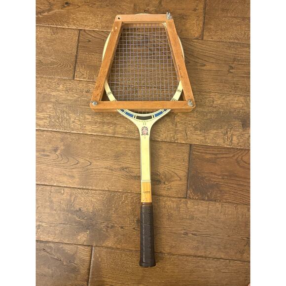 TAD Davis Classic II Clasiden Tennis Racquet Custom Made In USA 4 vintage wood - Picture 10 of 10
